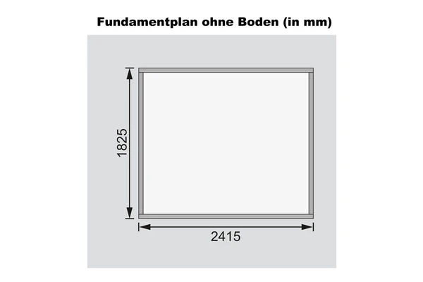 KARIBU Gartenhaus Amberg 3, Terragrau, Fichtenholz 19mm, 272 X 186 X 209 Cm, Satteldach, Doppelflügeltür 9 KARIBU Gartenhaus Amberg 3, Terragrau, Fichtenholz 19mm, 272 X 186 X 209 Cm, Satteldach, Doppelflügeltür – Bild 7