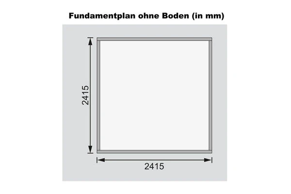 KARIBU Gartenhaus Amberg 4, Terragrau, Fichtenholz 19mm, 272 X 246 X 209 Cm, Satteldach, Doppelflügeltür 8 KARIBU Gartenhaus Amberg 4, Terragrau, Fichtenholz 19mm, 272 X 246 X 209 Cm, Satteldach, Doppelflügeltür – Bild 6