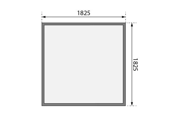 KARIBU Gartenhaus Stockach 2, Naturbelassen, Fichtenholz 19mm, 212 X 186 X 197 Cm, Pultdach, Doppelflügeltür 8 KARIBU Gartenhaus Stockach 2, Naturbelassen, Fichtenholz 19mm, 212 X 186 X 197 Cm, Pultdach, Doppelflügeltür – Bild 6