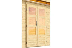 KARIBU Gartenhaus Kandern7 , Naturbelassen, Fichtenholz 28mm, 702 X 244 X 222 Cm, Pultdach, Anbau 3,2m Mit Rückwand 13 KARIBU Gartenhaus Kandern7 , Naturbelassen, Fichtenholz 28mm, 702 X 244 X 222 Cm, Pultdach, Anbau 3,2m Mit Rückwand -Gartenmoebel Verkaufs-Shop 30559 3 02.jpg