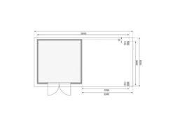 KARIBU Gartenhaus Kandern6 , Terragrau, Fichtenholz 28mm, 612 X 274 X 222 Cm, Pultdach, Anbau 3,2m Mit Rück- Und Seitenwand 17 KARIBU Gartenhaus Kandern6 , Terragrau, Fichtenholz 28mm, 612 X 274 X 222 Cm, Pultdach, Anbau 3,2m Mit Rück- Und Seitenwand -Gartenmoebel Verkaufs-Shop 30560 1 06.jpg