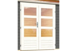 KARIBU Gartenhaus Kandern7 , Terragrau, Fichtenholz 28mm, 702 X 244 X 222 Cm, Pultdach, Anbau 3,2m Mit Rück- Und Seitenwand 13 KARIBU Gartenhaus Kandern7 , Terragrau, Fichtenholz 28mm, 702 X 244 X 222 Cm, Pultdach, Anbau 3,2m Mit Rück- Und Seitenwand -Gartenmoebel Verkaufs-Shop 30560 2 02.jpg