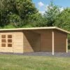 KARIBU Gartenhaus Northeim 5, Naturbelassen, Fichtenholz 40mm, 724 X 369 X 229 Cm, Pultdach, Anbau 3m Mit Rückwand 2 KARIBU Gartenhaus Northeim 5, Naturbelassen, Fichtenholz 40mm, 724 X 369 X 229 Cm, Pultdach, Anbau 3m Mit Rückwand -Gartenmoebel Verkaufs-Shop 30561 5 01.jpg