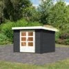 KARIBU Gartenhaus Bastrup 3, Anthrazit, Fichtenholz 28mm, 297 X 237 X 220 Cm, Pultdach, Eco Doppelflügeltür 1 KARIBU Gartenhaus Bastrup 3, Anthrazit, Fichtenholz 28mm, 297 X 237 X 220 Cm, Pultdach, Eco Doppelflügeltür -Gartenmoebel Verkaufs-Shop 30562 2 01.jpg