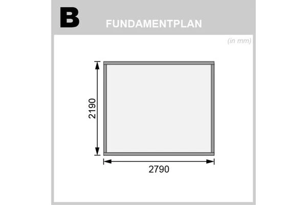 KARIBU Gartenhaus Bastrup 3, Anthrazit, Fichtenholz 28mm, 297 X 237 X 220 Cm, Pultdach, Eco Doppelflügeltür 8 KARIBU Gartenhaus Bastrup 3, Anthrazit, Fichtenholz 28mm, 297 X 237 X 220 Cm, Pultdach, Eco Doppelflügeltür – Bild 6