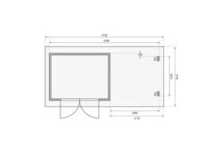 KARIBU Gartenhaus Bastrup3 , Naturbelassen, Fichtenholz 28mm, 514,5 X 237 X 220 Cm, Pultdach, Anbau 2m Mit Rückwand 16 KARIBU Gartenhaus Bastrup3 , Naturbelassen, Fichtenholz 28mm, 514,5 X 237 X 220 Cm, Pultdach, Anbau 2m Mit Rückwand -Gartenmoebel Verkaufs-Shop 30563 2 06.jpg