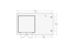 KARIBU Gartenhaus Bastrup5 , Naturbelassen, Fichtenholz 28mm, 614,5 X 297 X 222 Cm, Pultdach, Anbau 3m Mit Rückwand 17 KARIBU Gartenhaus Bastrup5 , Naturbelassen, Fichtenholz 28mm, 614,5 X 297 X 222 Cm, Pultdach, Anbau 3m Mit Rückwand -Gartenmoebel Verkaufs-Shop 30566 7 06.jpg