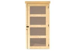 KARIBU Mittelwandhaus Mühlentrup 2, Naturbelassen, Fichtenholz 19mm, 428 X 272 X 212 Cm, Flachdach 14 KARIBU Mittelwandhaus Mühlentrup 2, Naturbelassen, Fichtenholz 19mm, 428 X 272 X 212 Cm, Flachdach -Gartenmoebel Verkaufs-Shop 30572 1 03.jpg