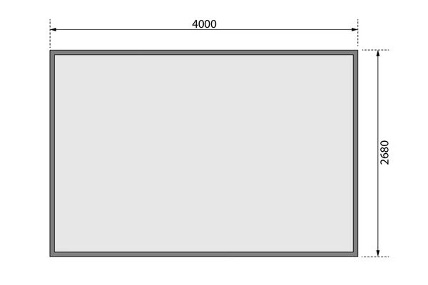 KARIBU Mittelwandhaus Mühlentrup 2, Naturbelassen, Fichtenholz 19mm, 428 X 272 X 212 Cm, Flachdach 9 KARIBU Mittelwandhaus Mühlentrup 2, Naturbelassen, Fichtenholz 19mm, 428 X 272 X 212 Cm, Flachdach – Bild 7
