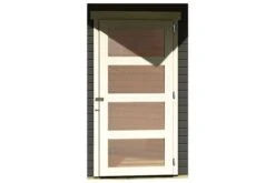 KARIBU Mittelwandhaus Mühlentrup 2, Terragrau, Fichtenholz 19mm, 428 X 272 X 212 Cm, Flachdach 14 KARIBU Mittelwandhaus Mühlentrup 2, Terragrau, Fichtenholz 19mm, 428 X 272 X 212 Cm, Flachdach -Gartenmoebel Verkaufs-Shop 30572 2 03.jpg