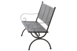 MBM Bank Romeo, Marone, Schmiedeeisen Verzinkt, Pulverbeschichtet, 3-Sitzer, 171x101x68 Cm 9 MBM Bank Romeo, Marone, Schmiedeeisen Verzinkt, Pulverbeschichtet, 3-Sitzer, 171x101x68 Cm -Gartenmoebel Verkaufs-Shop 3 10896.jpg