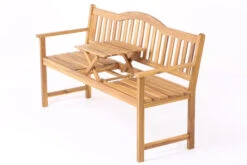 VILLANA Gartenbank, Teakoptik, Akazienholz, 152 X 59 X 86 Cm, 2-3 Personen, Klapptisch-Funktion 7 VILLANA Gartenbank, Teakoptik, Akazienholz, 152 X 59 X 86 Cm, 2-3 Personen, Klapptisch-Funktion -Gartenmoebel Verkaufs-Shop 3 11558.jpg