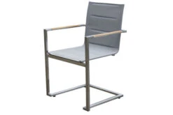 OUTFLEXX Esstischgruppe, Taupe, Edelstahl/Teak, Tisch 180x90cm, 6 Stapelstühle Gepolstert 13 OUTFLEXX Esstischgruppe, Taupe, Edelstahl/Teak, Tisch 180x90cm, 6 Stapelstühle Gepolstert -Gartenmoebel Verkaufs-Shop 3 14196.jpg