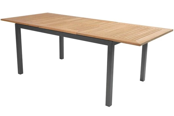 HARTMAN Aruba Esstischgruppe, Xerix/natur, Alu/FSC-Teak, 6 Hochlehner, 150/210x90cm 5 HARTMAN Aruba Esstischgruppe, Xerix/natur, Alu/FSC-Teak, 6 Hochlehner, 150/210x90cm – Bild 3