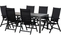 KETTLER Basic Plus Esstischgarnitur, Anthrazit/anthrazit, Alu/Textilene, 180/240x90cm, 6 Multipositionssessel -Gartenmoebel Verkaufs-Shop 3 17229.jpg