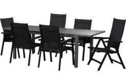 KETTLER Basic Plus Sitzgruppe, Anthrazit/anthrazit, Alu/Textilene, 180/240x90cm, 4 Stapel-, 2 Multipositionssessel 16 KETTLER Basic Plus Sitzgruppe, Anthrazit/anthrazit, Alu/Textilene, 180/240x90cm, 4 Stapel-, 2 Multipositionssessel -Gartenmoebel Verkaufs-Shop 3 17231.jpg