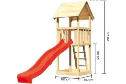 KARIBU Spielturm Lotti, Fichtenholz 18 Mm, Naturbelassen 10 KARIBU Spielturm Lotti, Fichtenholz 18 Mm, Naturbelassen -Gartenmoebel Verkaufs-Shop 3 17783 7.jpg