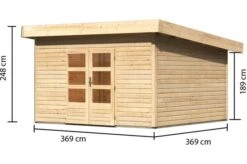 KARIBU Gartenhaus Northeim 5, Fichtenholz 38 Mm, Pultdach 12 KARIBU Gartenhaus Northeim 5, Fichtenholz 38 Mm, Pultdach -Gartenmoebel Verkaufs-Shop 3 18028 9.jpg
