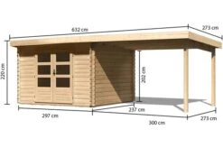 KARIBU Gartenhaus Bastrup 3, Fichtenholz 28 Mm 13 KARIBU Gartenhaus Bastrup 3, Fichtenholz 28 Mm -Gartenmoebel Verkaufs-Shop 3 18032 4.jpg