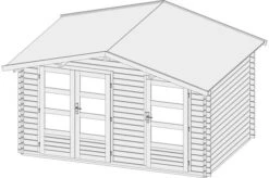 KARIBU Gartenhaus Radur, Fichtenholz 28 Mm, Naturbelassen 7 KARIBU Gartenhaus Radur, Fichtenholz 28 Mm, Naturbelassen -Gartenmoebel Verkaufs-Shop 3 18042 1.jpg