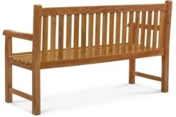 OUTFLEXX Ontario 3-Sitzer Gartenbank, Natur, Teakholz, 150x62x92cm, Fein Geschliffen -Gartenmoebel Verkaufs-Shop 3 18309.jpg