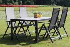 HARTMAN Tanger/Aruba Esstischgruppe, Xerix, Alu/Keramik, 168x105cm, 4 Multipositionssessel -Gartenmoebel Verkaufs-Shop 3 19063.jpg