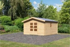 KARIBU Blockbohlenhaus Meldorf 6, Fichtenholz Ca. 40 Mm, Satteldach -Gartenmoebel Verkaufs-Shop 3 19430 1.jpg