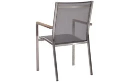 STERN Cardiff Set, Silber/silbergrau, Edelstahl/FSC-Teak, Tisch 180/240 X 100 Cm, 4 Stapel-, 2 Multipositionssessel -Gartenmoebel Verkaufs-Shop 3 19738.jpg