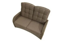 Ploß Rabida Comfort Dining / Lounge 2-Sitzer Sofa, Champagner-meliert, Polyrattan, 148x85x112 Cm, Verstellbar -Gartenmoebel Verkaufs-Shop 3 20163.jpg