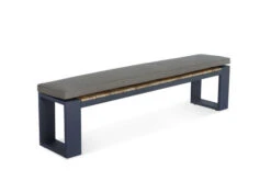 OUTFLEXX Kona Bank, Dark Grey/natur, Alu/recycled FSC®-Teak, 200x40x45cm, Rustikal Gebürstet, U-Gestell -Gartenmoebel Verkaufs-Shop 3 20329.jpg