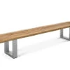OUTFLEXX Bank, Natur, Edelstahl & Recycled FSC-Teak, 200x40x45cm, Baumkante 2 OUTFLEXX Bank, Natur, Edelstahl & Recycled FSC-Teak, 200x40x45cm, Baumkante -Gartenmoebel Verkaufs-Shop 3 20356.jpg