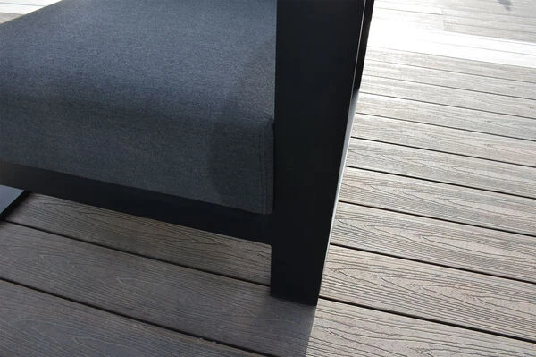 OUTFLEXX 2-Sitzer Sofa, Sooty, Sunbrella/Alu 5 OUTFLEXX 2-Sitzer Sofa, Sooty, Sunbrella/Alu – Bild 3