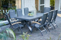 HARTMAN Sondermodell Xanadu / Da Vinci Sitzgruppe, Xerix/anthrazit, Alu/Glaskeramik, 8 Multipos, 220/280x100cm 14 HARTMAN Sondermodell Xanadu / Da Vinci Sitzgruppe, Xerix/anthrazit, Alu/Glaskeramik, 8 Multipos, 220/280x100cm -Gartenmoebel Verkaufs-Shop 3 21084.jpg