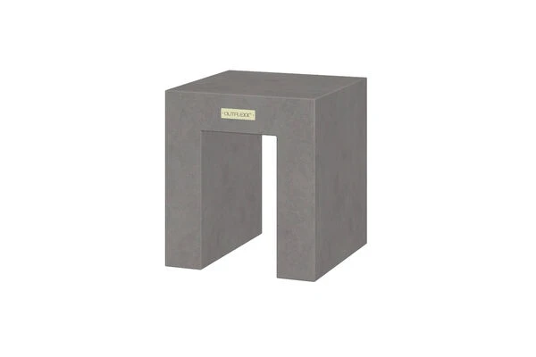 OUTFLEXXEsstischgarnitur, Grau, Faserzement, 180 X 90 Cm, Für Bis Zu 8 Personen, Kombinierbar, 6 Hocker 5 OUTFLEXXEsstischgarnitur, Grau, Faserzement, 180 X 90 Cm, Für Bis Zu 8 Personen, Kombinierbar, 6 Hocker – Bild 3