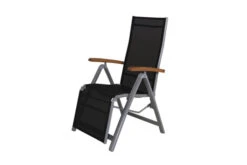 VILLANA Esstischset, Silber/schwarz, Alu/FSC-Akazie, Ausziehtisch 150/200 X 90 Cm, 2 Relaxsessel, 4 Stapelsessel 14 VILLANA Esstischset, Silber/schwarz, Alu/FSC-Akazie, Ausziehtisch 150/200 X 90 Cm, 2 Relaxsessel, 4 Stapelsessel -Gartenmoebel Verkaufs-Shop 3 21285.jpg