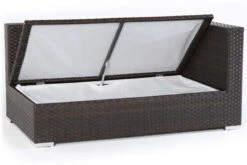 OUTFLEXX 2-Sitzer Ecksofa, Braun, Polyrattan, 145x85x70cm, Armlehne Li, Inkl. Kissen, Wasserfeste Kissenbox 8 OUTFLEXX 2-Sitzer Ecksofa, Braun, Polyrattan, 145x85x70cm, Armlehne Li, Inkl. Kissen, Wasserfeste Kissenbox -Gartenmoebel Verkaufs-Shop 3 2393 3 BOX.jpg
