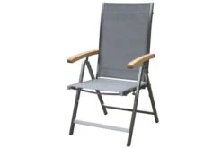 OUTFLEXX Set, Silber, 150 X 90 Cm, Edelstahl/Teak, Ausziehtisch, 6 Stühle, 2 Multipositionssessel -Gartenmoebel Verkaufs-Shop 4 14237.jpg