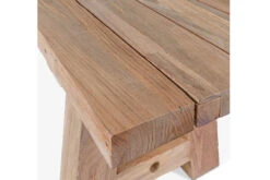 OUTFLEXX Gartenbank XXL, Natur, Recyceltes FSC®-Teakholz, 220x40cm, Rustikal Gebürstet -Gartenmoebel Verkaufs-Shop 4 15865.jpg