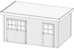 KARIBU Gartenhaus Mattrup, Fichtenholz 28 Mm, Flachdach 9 KARIBU Gartenhaus Mattrup, Fichtenholz 28 Mm, Flachdach -Gartenmoebel Verkaufs-Shop 4 18039 1.jpg