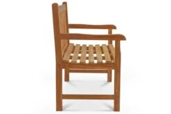 OUTFLEXX Ontario 2-Sitzer Gartenbank, Natur, Teakholz, 120x62x92cm, Fein Geschliffen -Gartenmoebel Verkaufs-Shop 4 18308.jpg