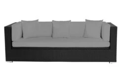 OUTFLEXX Dreisitzer-Sofa, Schwarz, Polyrattan, 210x85x70cm, Inkl. Polster + Wasserfeste Kissenbox -Gartenmoebel Verkaufs-Shop 4 2392 1 BOX.jpg