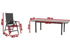 KETTLER Basic Plus Esstischgarnitur, Anthrazit/anthrazit, Alu/Textilene, 180/240x90cm, 6 Multipositionssessel -Gartenmoebel Verkaufs-Shop 5 17229.jpg