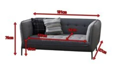 OUTFLEXX Cozy 2-Sitzer Sofa, Flanelle, Alu/Sunbrella, 181 X 87 X 76 Cm -Gartenmoebel Verkaufs-Shop 5 18532.jpg