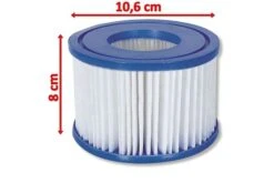 BESTWAY Lay-Z-Spa 2er Set Filterkartuschen Größe VI Für Whirlpools, Weiß, Vlies 11 BESTWAY Lay-Z-Spa 2er Set Filterkartuschen Größe VI Für Whirlpools, Weiß, Vlies -Gartenmoebel Verkaufs-Shop 5 19191.jpg