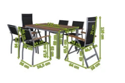 VILLANA Esstischgarnitur, Silber/schwarz, Alu / FSC-Akazienholz, Gartentisch 150 X 90 Cm, 4 Stapelsessel, 2 Hochlehner 23 VILLANA Esstischgarnitur, Silber/schwarz, Alu / FSC-Akazienholz, Gartentisch 150 X 90 Cm, 4 Stapelsessel, 2 Hochlehner -Gartenmoebel Verkaufs-Shop 5 19681.jpg