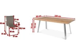 STERN Cardiff Esstischgruppe, Silber/taupe, Edelstahl/Teak, Tisch 160 X 90 Cm, 6 Stapelsessel -Gartenmoebel Verkaufs-Shop 5 19708.jpg