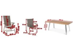 STERN Cardiff Set, Silber/taupe, Edelstahl/Teak, Tisch A-Gestell 200 X 100 Cm, 6 Stapel-, 2 Multipositionssessel -Gartenmoebel Verkaufs-Shop 5 19714.jpg