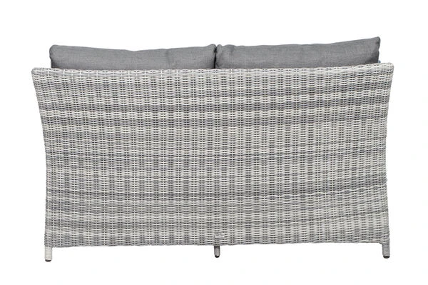 SIENA GARDEN Soria 2-Sitzer Loungesofa, Ice Grey, Alu / Gardino®-Geflecht, 149x87x88 Cm 7 SIENA GARDEN Soria 2-Sitzer Loungesofa, Ice Grey, Alu / Gardino®-Geflecht, 149x87x88 Cm – Bild 5
