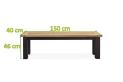 OUTFLEXX Oxford Bank, Dark Grey/natur, Alu/recycled FSC®-Teak, 150x40x45cm, Rustikal Gebürstet 11 OUTFLEXX Oxford Bank, Dark Grey/natur, Alu/recycled FSC®-Teak, 150x40x45cm, Rustikal Gebürstet -Gartenmoebel Verkaufs-Shop 5 20334.jpg