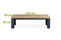 OUTFLEXX Oxford Bank, Dark Grey/natur, Alu/recycled FSC®-Teak, 170x40x45cm, Rustikal Gebürstet 11 OUTFLEXX Oxford Bank, Dark Grey/natur, Alu/recycled FSC®-Teak, 170x40x45cm, Rustikal Gebürstet -Gartenmoebel Verkaufs-Shop 5 20336.jpg